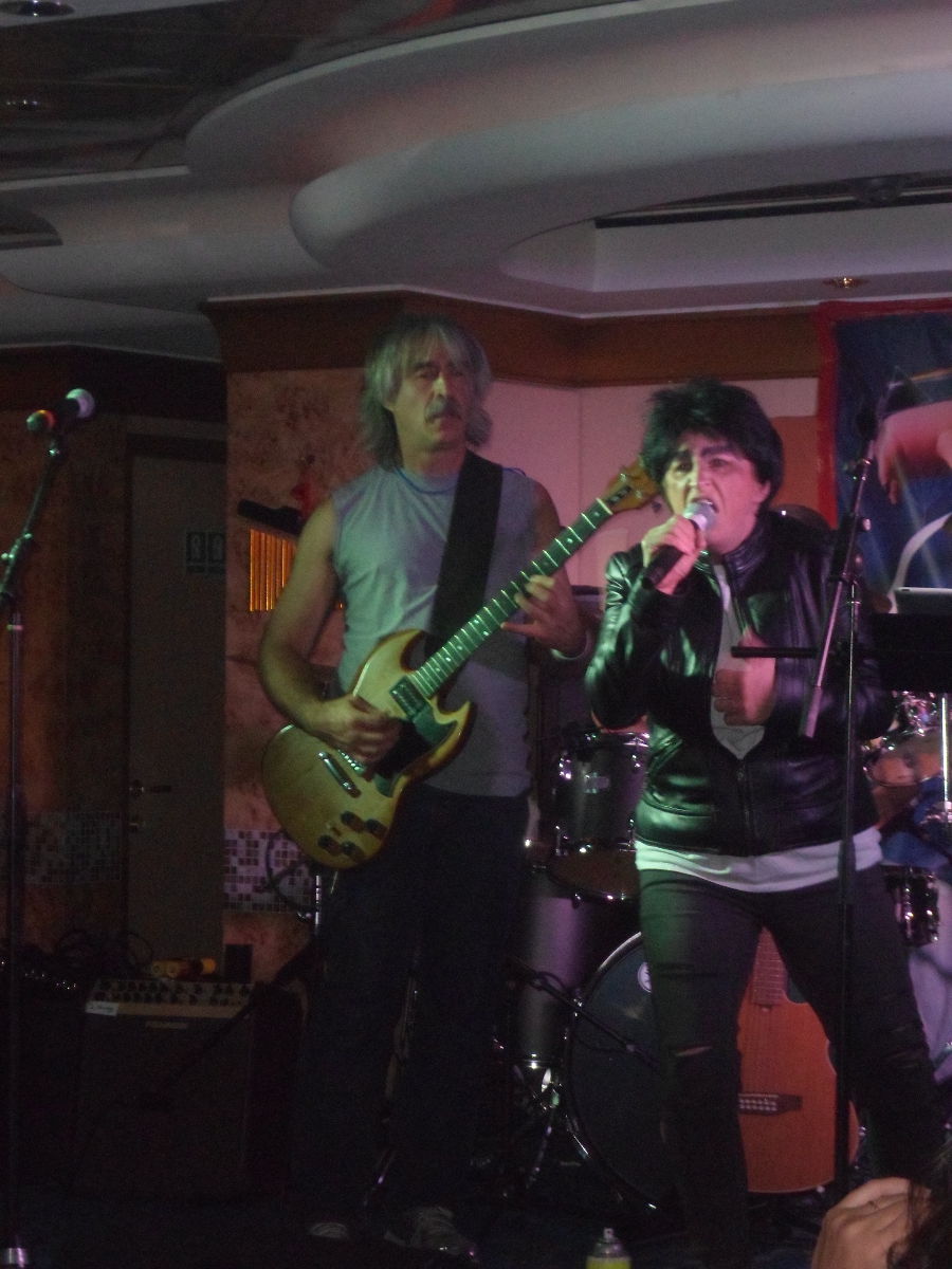 Chris Rupert, Devora "aerosol kid" Goldman,  playing Back in New York City
